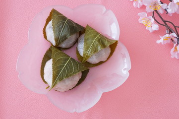 道明寺の桜餅