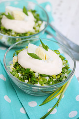 Chopped salad in a bowl