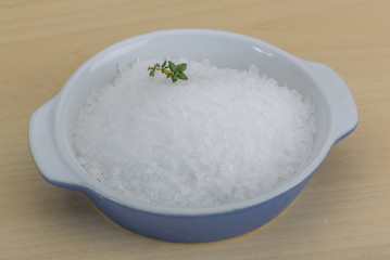 Sea salt crystal