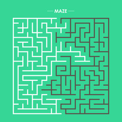 modern square labyrinth