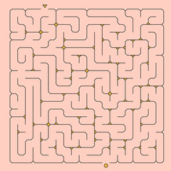 creative square maze