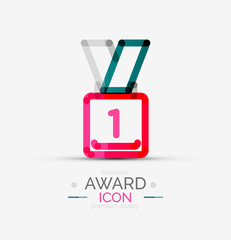 Award icon, logo.