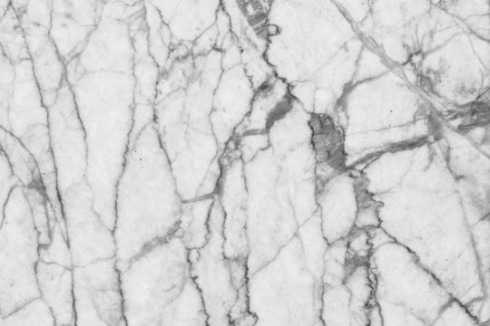 Abstract black and white marble patterned texture background.