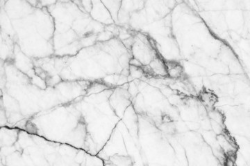 Abstract black and white marble patterned texture background.