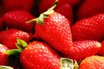 Strawberries macro