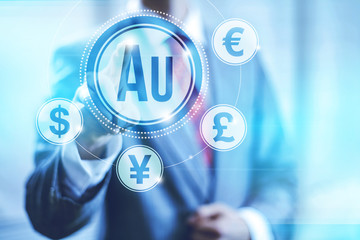 Gold standard business concept