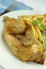 poulet, frites