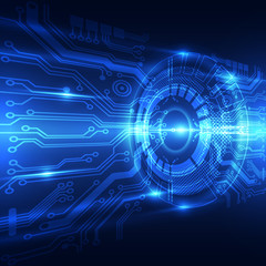 Abstract future technology concept background, vector