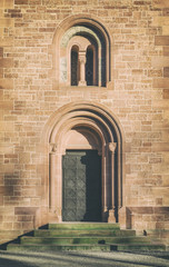 Entrance to an old church