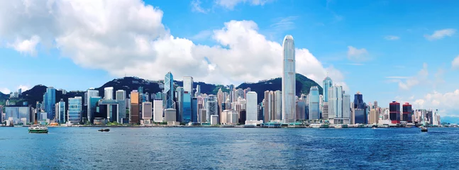Foto op Plexiglas Hong Kong Skyline © estherpoon