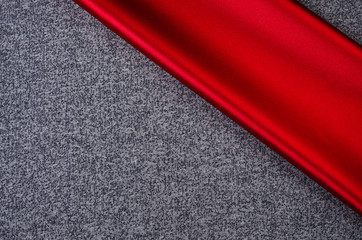 Fototapeta premium red abstract background luxury cloth texture on grey surface