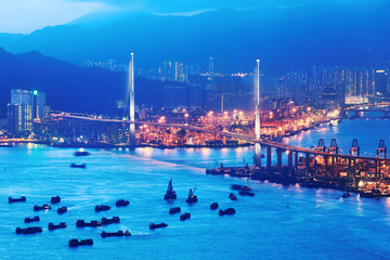 Fototapeta premium Hong Kong Container Terminal