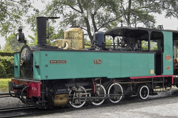 Fototapeta premium pociąg parowy