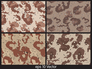 Camouflage pattern vector - 79782349