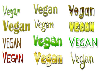 Vegan - Textvorlage
