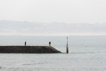 Fototapeta premium Two fishermen