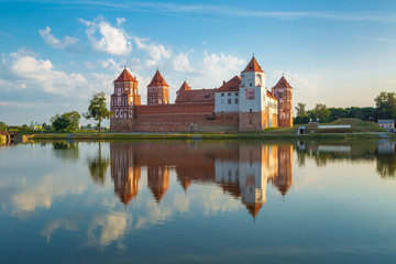 Obraz premium Medieval castle in Mir, Belarus