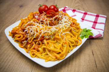 Tallarines emplatados