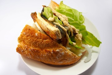 鯖サンド
