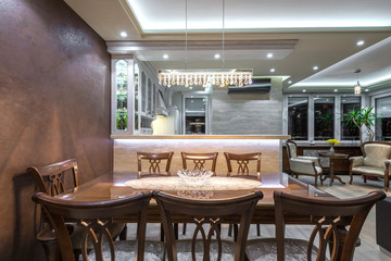 classic dining room interior