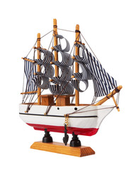 Model of sailing ship