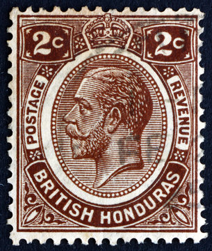 Postage Stamp British Honduras 1922 King George V