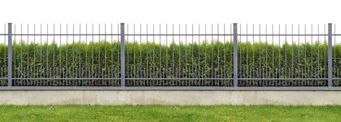 Ideal village fence panorama