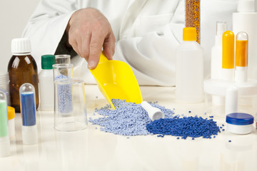 plastic granules