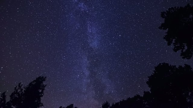 4k time lapse night sky