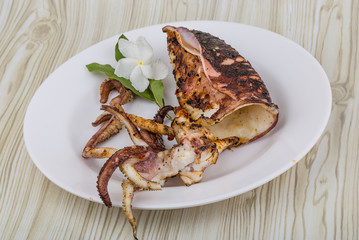 Grilled cuttlefish