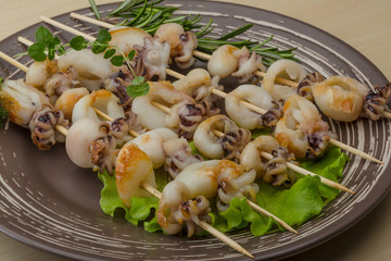Grilled cuttlefish