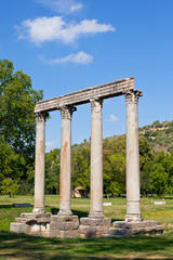 Fototapeta na wymiar Ancient Roman Temple in Riez, France