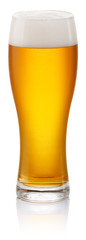 Glass of fresh beer
