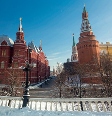 Fototapeta premium Красная площадь. Исторический музей. Кремль. Москва