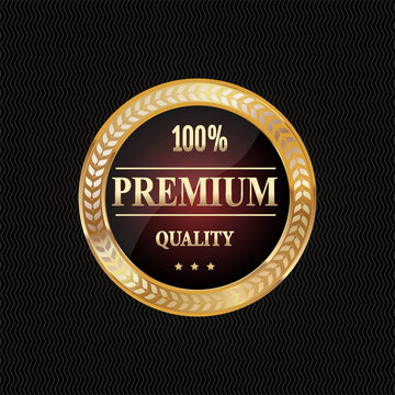 Golden label premium quality