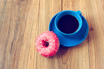 Coffee and donut