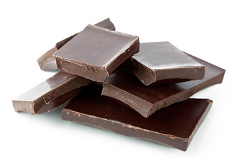 Dark chocolate mangled pieces