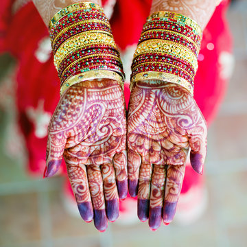 henna wedding design