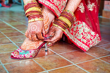 Henna mehndi wedding design