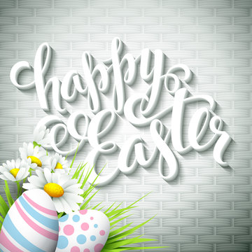 Easter greeting. Vector illustration