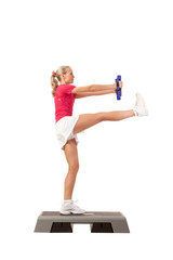 Sport Series: Step Aerobics with Dumbbells