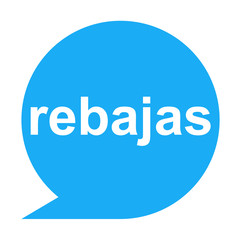 Icono texto rebajas