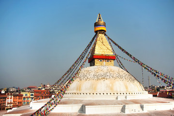 Boudhanath Stupa in Kathmandu Nepal