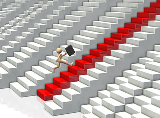 Fototapeta premium Career progression
