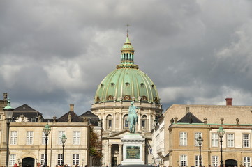 Obraz premium Iglesia de Mármol, Marmorkirkeng, Copenhague, Dinamarca