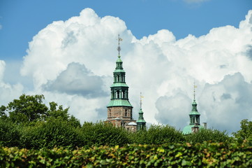 Vista cúpulas King´s Garden Copenhague, Dinamarca