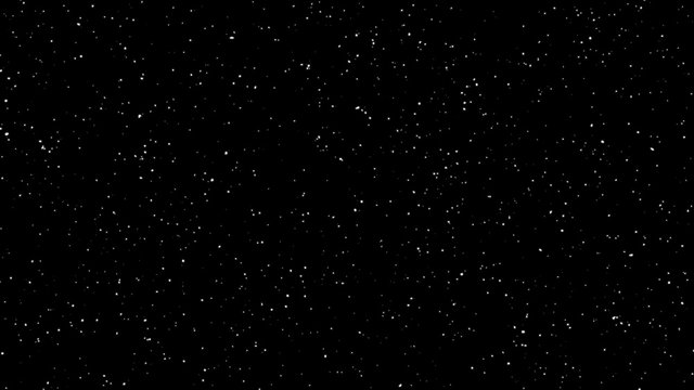 Twinkling stars abstract background, monochromatic realistic