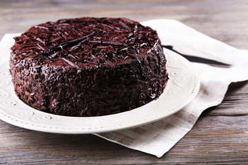 Delicious chocolate cake