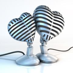 Zwei Kuschelnde Mikrofone, Liebe zur Musik