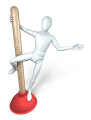 Poledance an Pümpel, Saugglocke